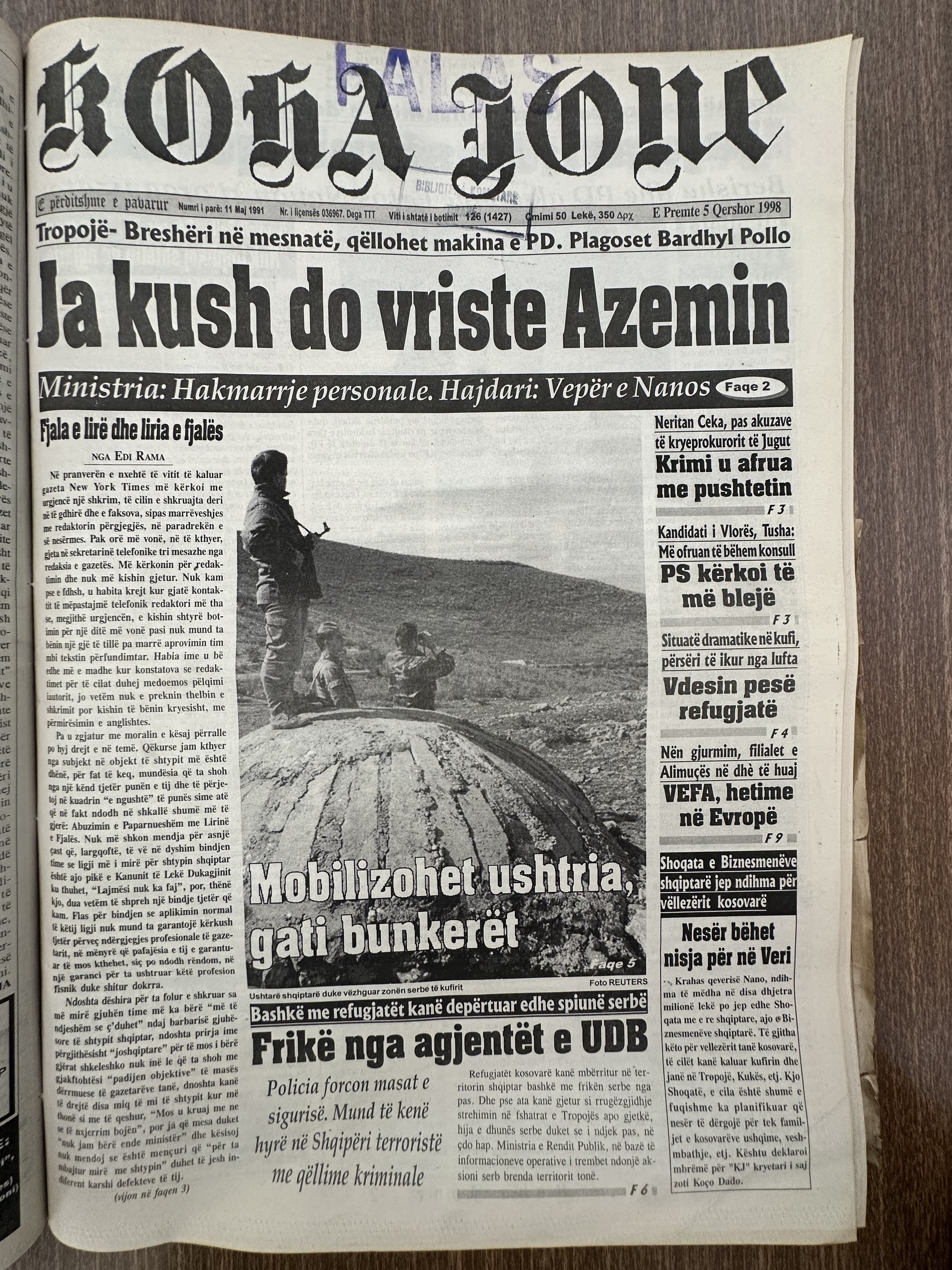 Koha Jonë 1998-06-05